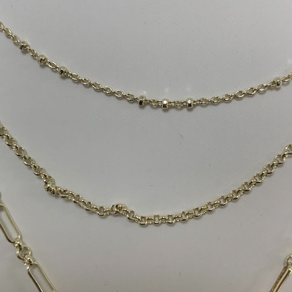 Kendra Scott Elisa Three-layer shell necklace collarbone chain Multi-layer - Picture 8 of 16